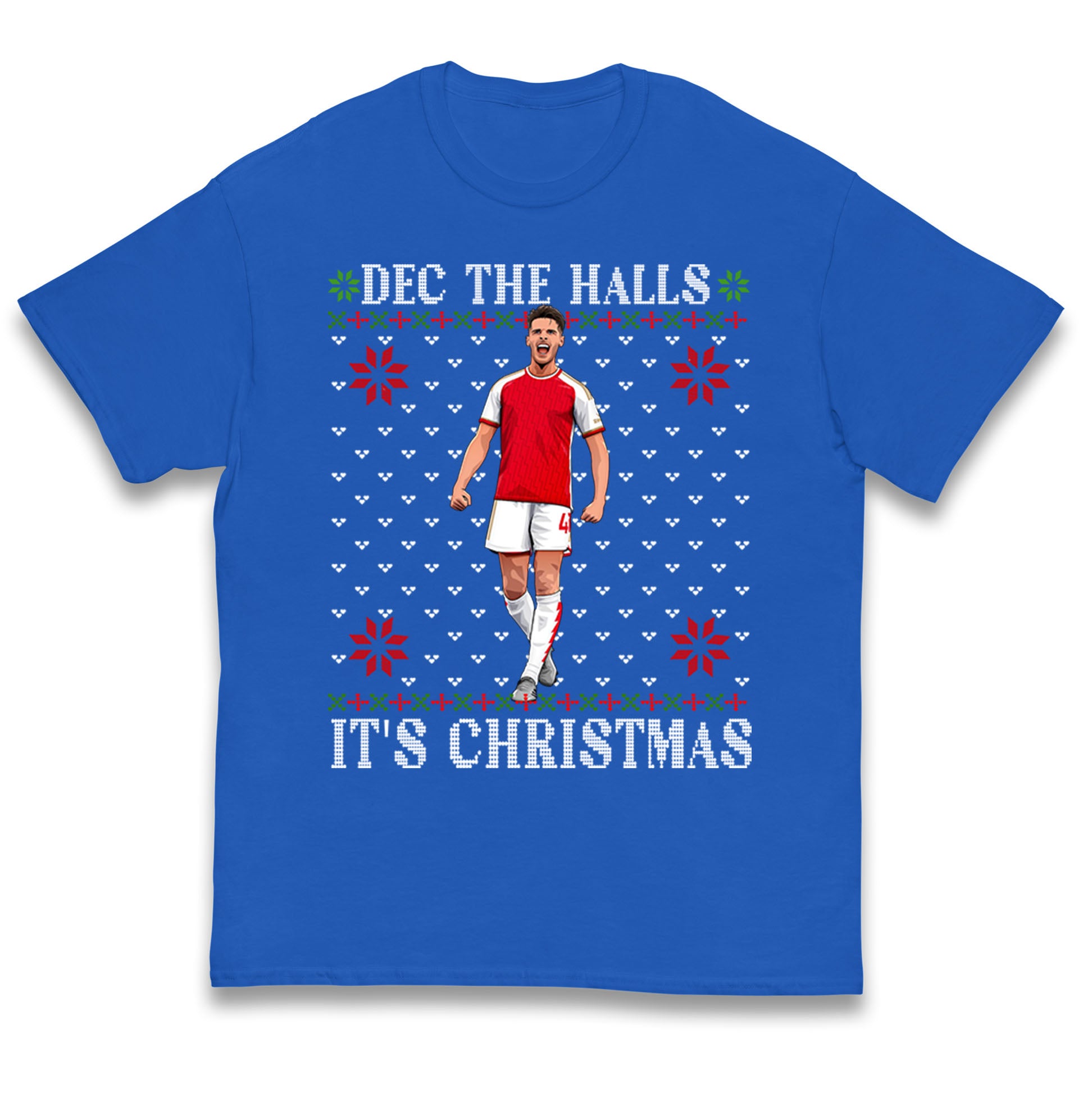 

Dec The Halls It s Christmas Declan Rice Kids T Shirt Arsenal Top 130