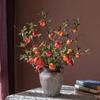 Persimmon & Pomegranate Artificial Floral Arrangement for Living Room Blessings & Entrance Decor
