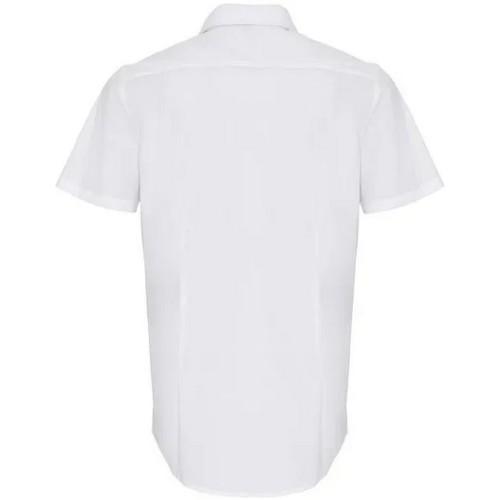 

Premier Mens Poplin Stretch Short-Sleeved Shirt XL
