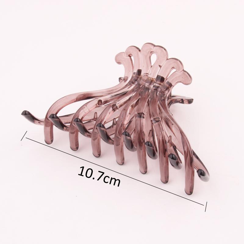 New Arrival Big Hair Claw Accessories Solid Clips for Hair Ponytail Holders Bathing Hairdress Good Quatliy Plastic Hairpins