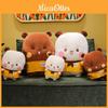 Bear Plush Toy With Pp Cotton Filling Soft Short Fur Stuffed Animal For Kids Gift