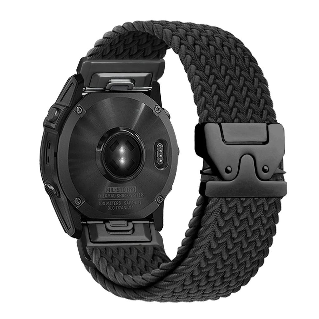 Rychloupínací řemínek 26 22 20 mm Pro Garmin Fenix 8 7 Pro 7S 6 5X 5Plus Tactix 8 7 Padákový nylonový náramek correa Fenix 8 pásek 43mm
