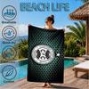 Cori-tiba Football Club Crest Printed Microfiber Beach Towel, Soft And Absorbent, Quick-Dry, Ideal for Summer Travel, Beach Essential, Swimming Pool