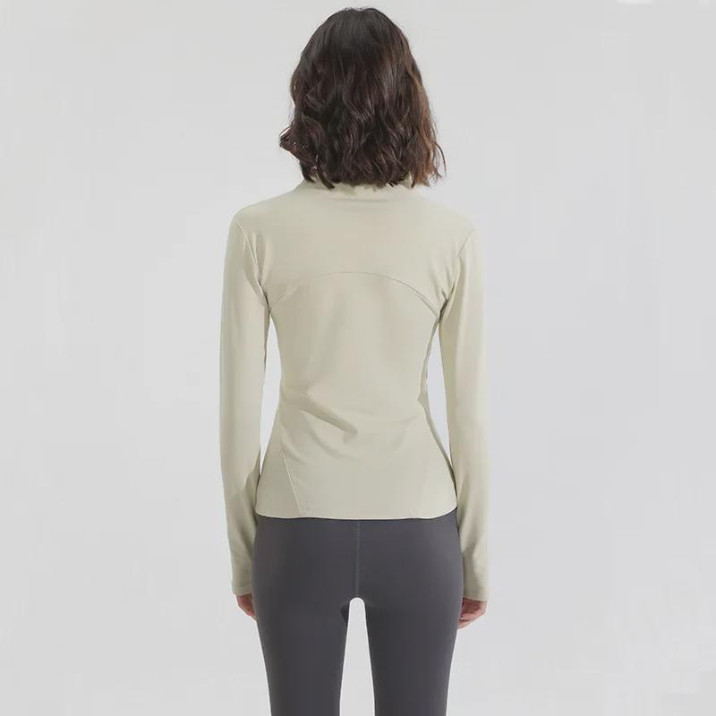 Women's Windproof Yoga Cardigan: Quick-Dry, Breathable, Long Sleeve Fitness Jacket for Autumn/Winter
