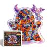 Halloween Wooden Puzzle Decor with, Shaped for Gift and Holiday Decoration