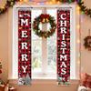 Christmas Decorations, Banner Doors, Corridor Door Signs, Welcome Banner Walls, Family Party Decorations