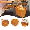 Hanging Storage Basket Wall Mounted Kitchen Sturdy with Handle Flower Holder Multifunctional