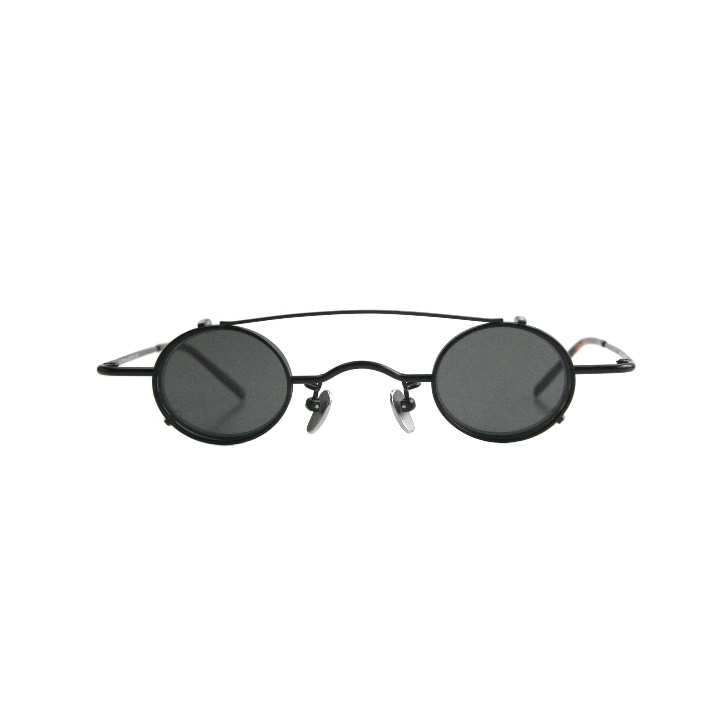

Fuji ORIGINAL NURSE Nurse 2WAY Titanium Frame Date Glasses Ultra Small Round Glasses Sunglasses Ultra Light [meSmart] (Монтана. Очки) 2,0 (черный) чёрный