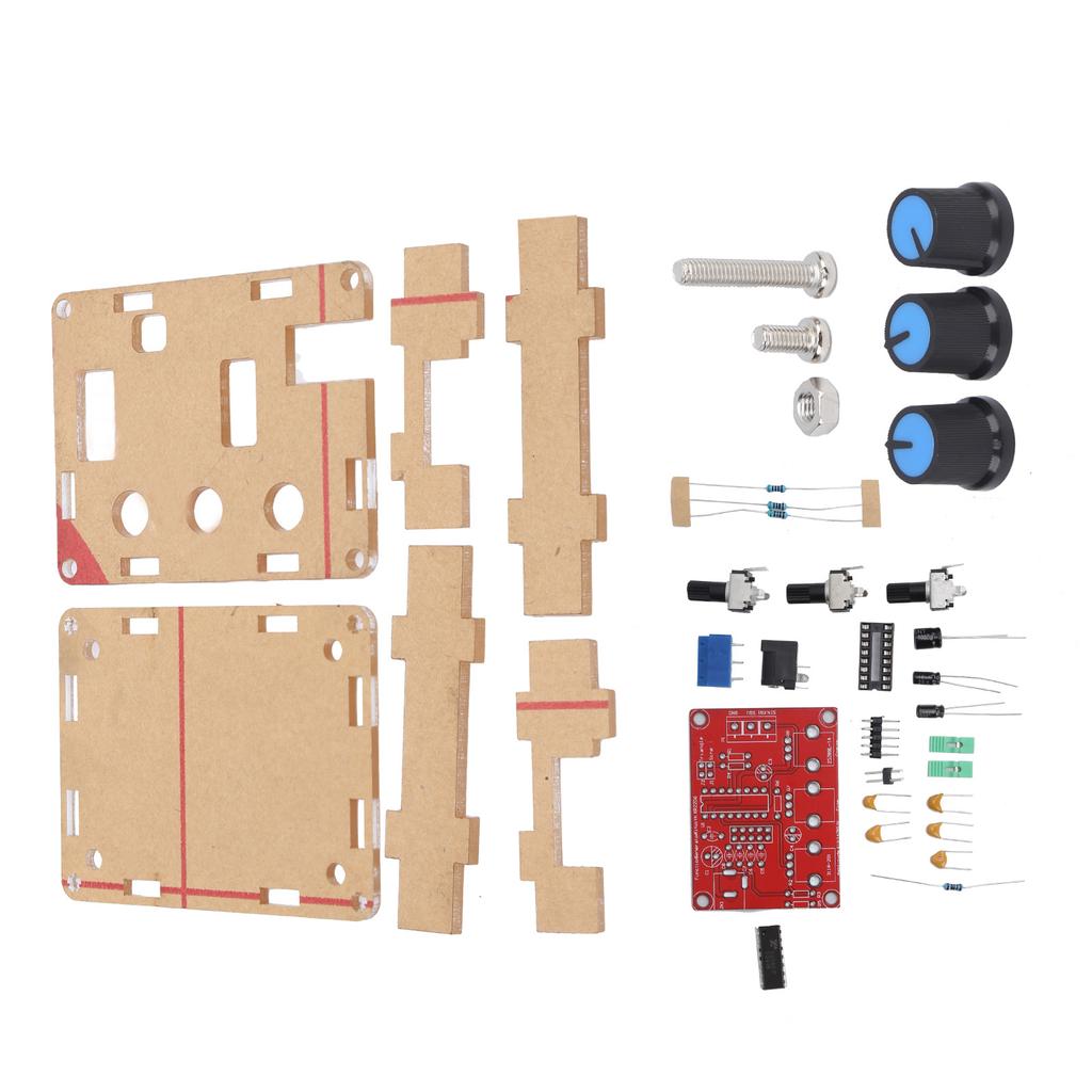 XR2206 Signal Generator High Accuracy Square Sine Triangle DIY Kit Function Generator(Bulk PartsShell )