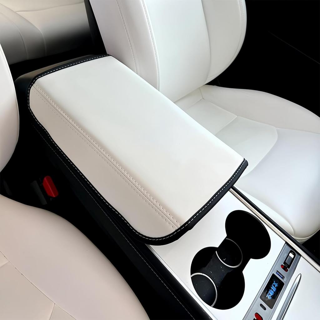 For Tesla Model Y Armrest Box Cover Model 3 Highland Central Control Armrest Decoration Interior Model 3 Accessories Protection