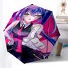 1 Stück Outdoor-Schirm mit Anime-Charakter-Design - Automatisches Öffnen/Schließen, Tragbares 3-fach faltbares Design, 8-Speichen-Eisenrahmen - Perfektes Geschenk für Fans, T