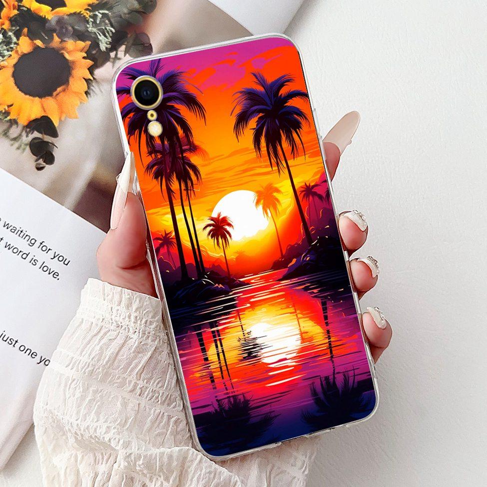 Klar Für iPhone XR Hülle Abdeckung Luxus Mode Blumen Süße Katze Lustig Cool Bemalt Weiche Handyhülle A2105 A1984 A2107 A2108 A2106