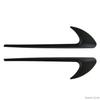 1Pair ABS Car Side Wing Fender Sticker Badge Emblem Decals