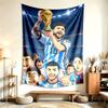 MESSI (5) Wandteppich Geeignet Für Die Dekoration Von Häusern Wohnheimen Und Schlafzimmern Weich Anzufassen Und Ein Perfektes Geschenk Für Freunde Und Familie