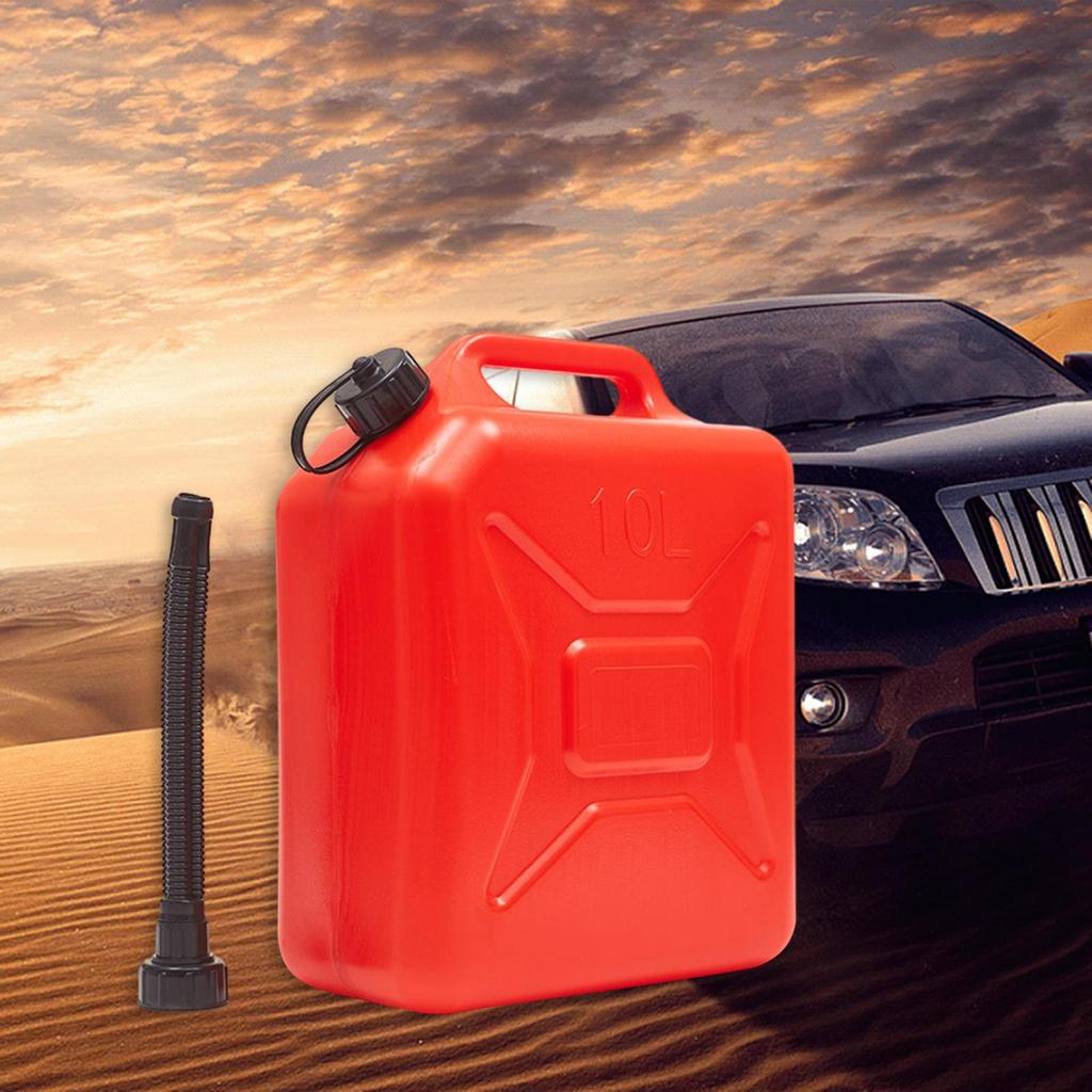 Fuel Container with Spout Water Jug Replacement Storage Cans Car Gasoline Tank Petrol