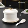 OIMG 5-inch Ceramic Double Boiler Stew Pot
