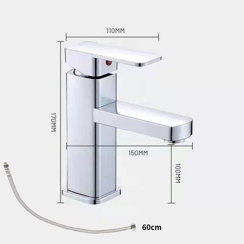Basin Chrome Waterfall Cloakroom Modern Mixer Mono Bathroom Sink Taps Tools