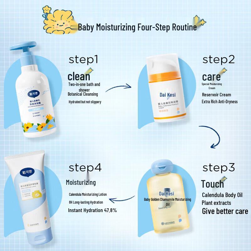 Dai Ke Si Calendula Baby Gesichtscreme 50g