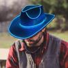 Glow in The Dark Cowboy Hat Cowgirl Hat Party Headwear Cowboy Hat LED Hat Dress up Battery Operated Party Cowboy Hats Sparkly