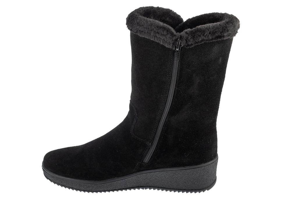 RIEKER Booties, Womens Black Winter Boots