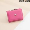 Female Tri-fold Wallet Korean Fashion Small Coin Purse Love Design Stylish Ladies Card Holder Wallet