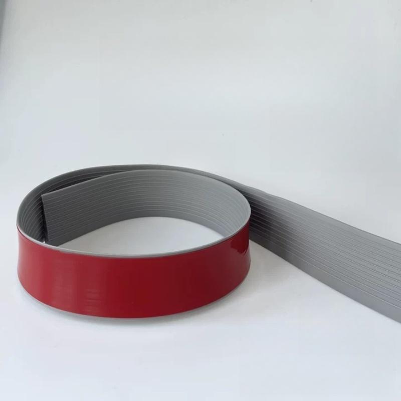 1pc 90cm/35.43in Self-adhesive PVC Wear-resistant Ramp, Threshold Ramp, Scooter Deceleration Ramp, For Use At The Entrance