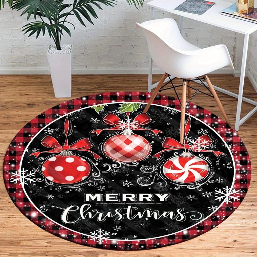 

1pc Retro 1165106784 Pattern Round Floor Mat, Non-slip for Living Room Bedroom Chair Carpets Home Decor Gifts, Home Decor Room Decor Outdoor 80cm by 80cm