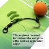 30pcs Carp Fishing Accessories Anti Tangle Sleeves Line Aligner Tube For Feeder Carp Fishing Rig Hair Ronnie Rig Tackle