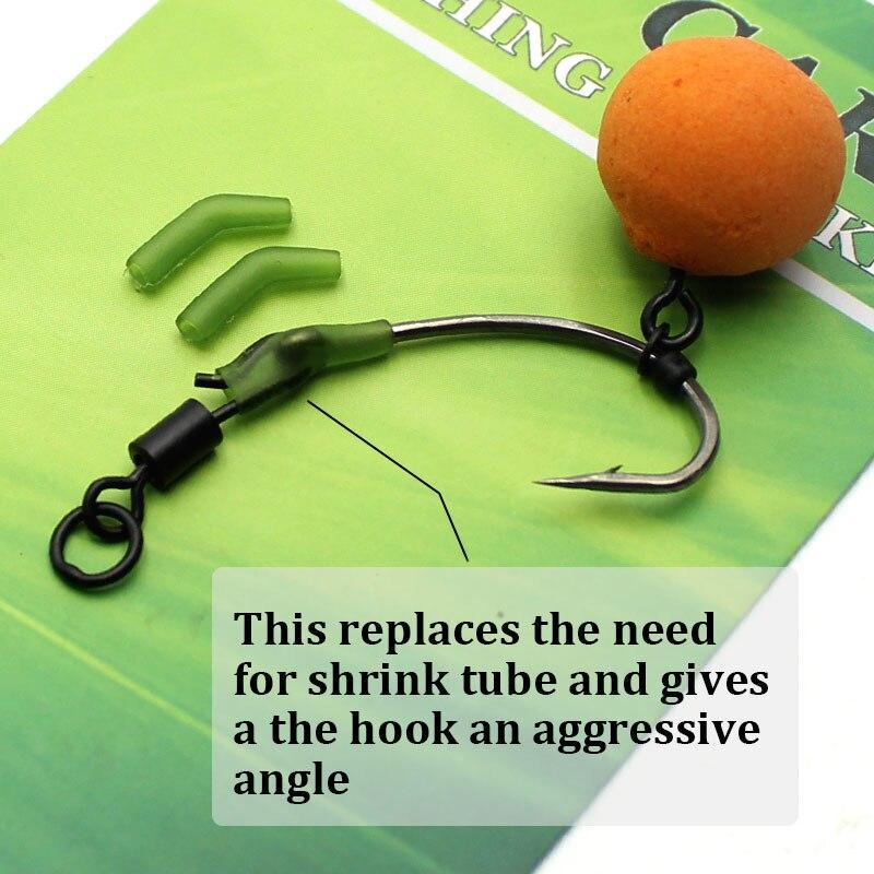 30pcs Carp Fishing Accessories Anti Tangle Sleeves Line Aligner Tube For Feeder Carp Fishing Rig Hair Ronnie Rig Tackle
