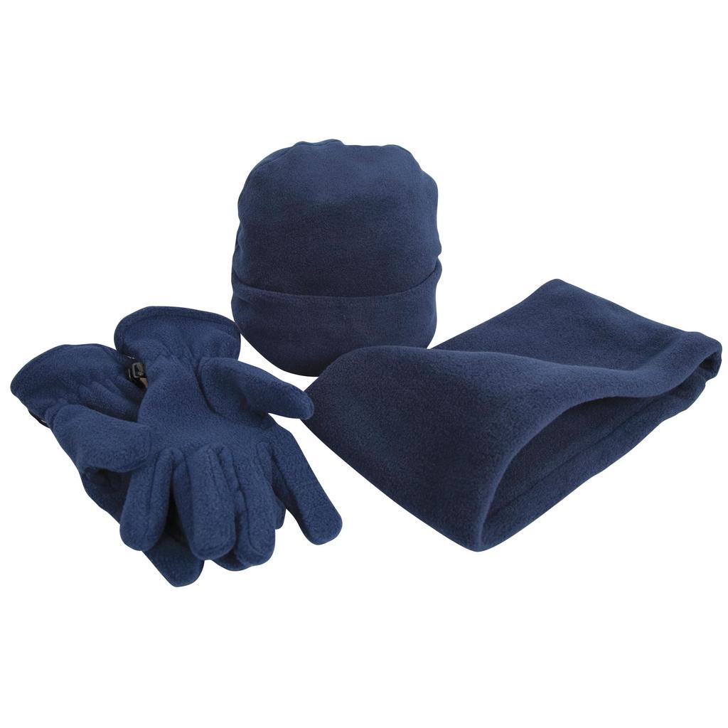 Result Unisex Active Fleece Anti-Pilling Wintermütze, Handschuhe & Nackenwärmer Set