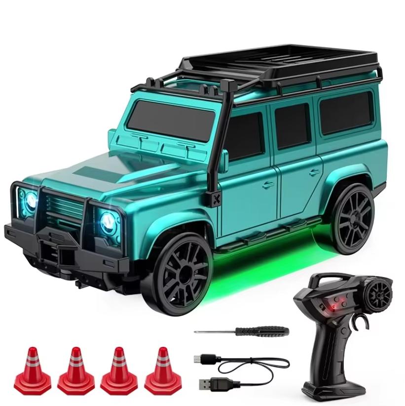 Bestseller 1/64 Scale Drift RC Car 2.4GHz Desktop Mini Racing Model  4WD Remote Control Vehicle Toy For Adults & Kids Ideal Gi