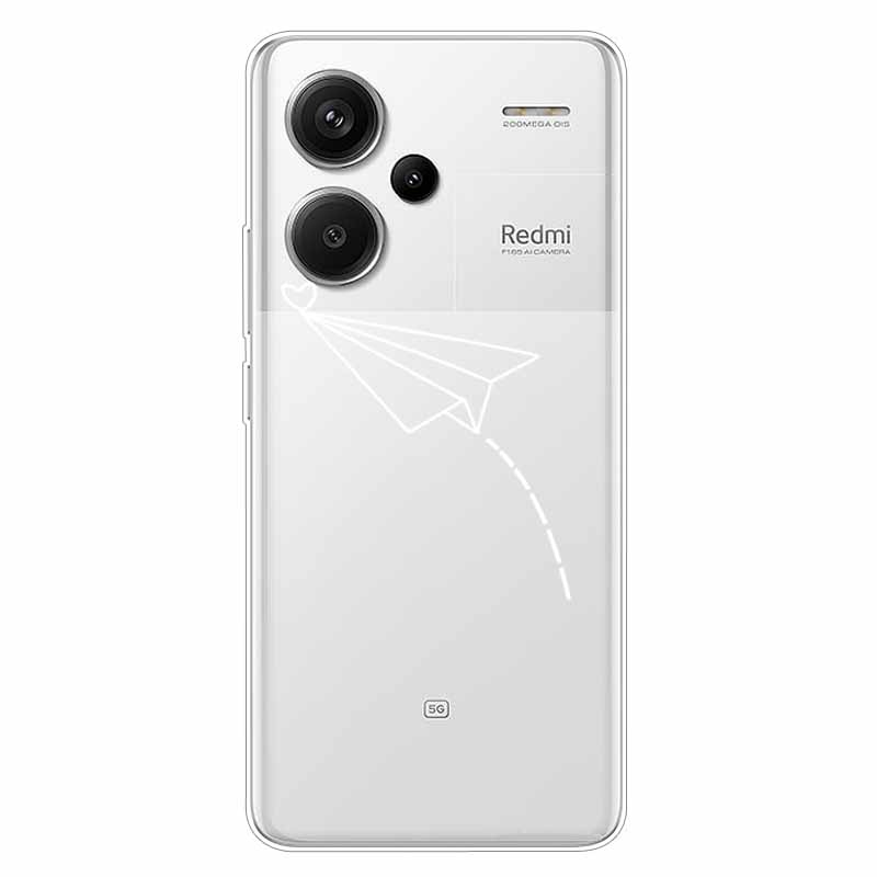 For Redmi Note 13 Pro Plus 5G Case Clear TPU Soft Back Cover for Xiaomi Redmi Note 13 Pro+ 5G Transparent Silicone Cases Funda