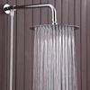 MDNG 8-inch Square Black 304 SS Rain Shower Head