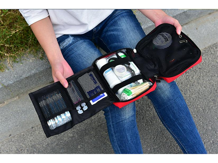 Multifunctional Outdoor First Aid Kit: Portable Emergency Medical Bag for Car & Home