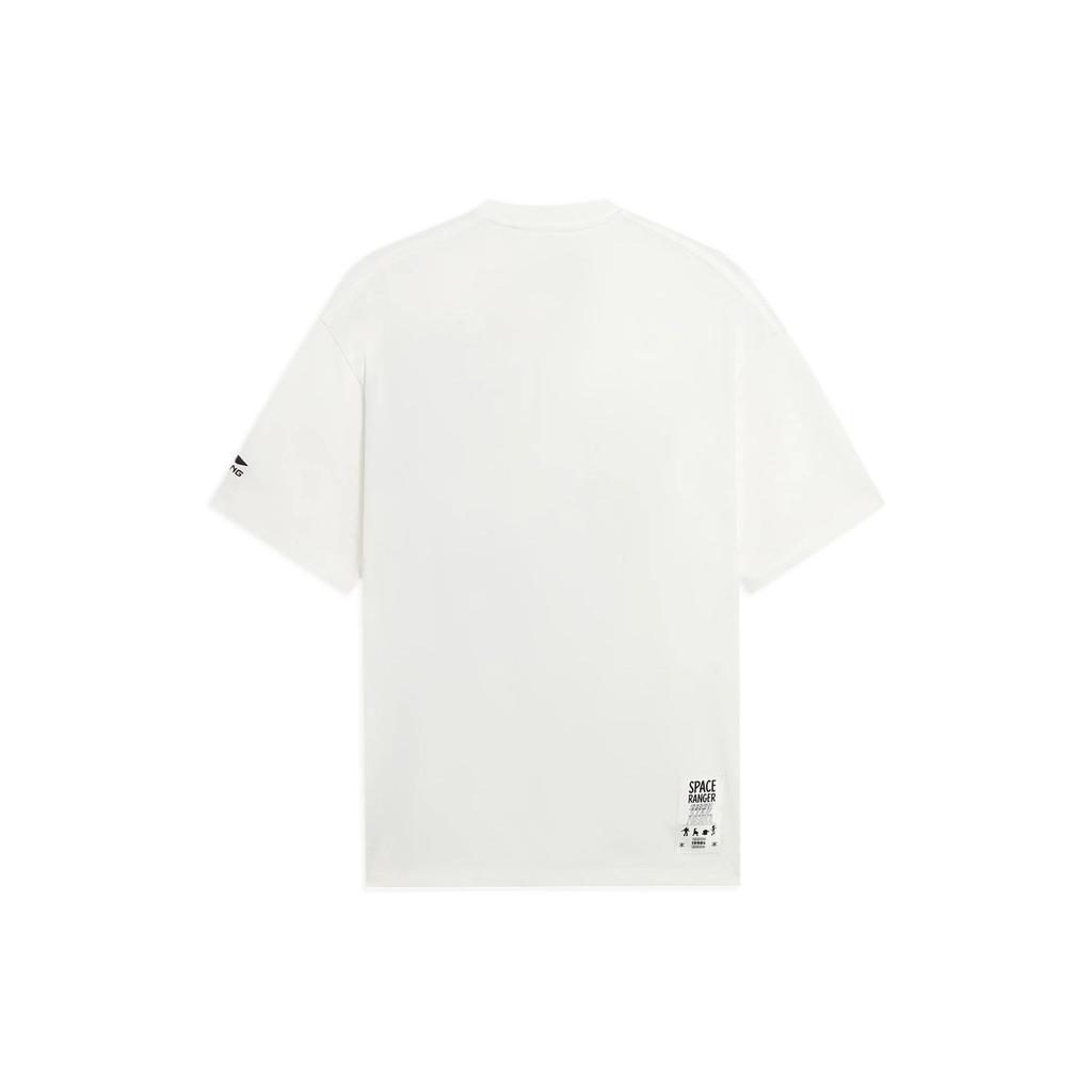 Li Ning x Disney Sports Trendy Collection T Shirt Unisex White AHSS703-2