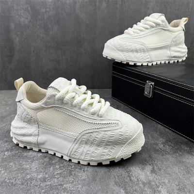 Men's Casual Sports Shoes Thick Soled Four Season New Outdoor Soft Soled Comfortable Running Shoes Versatile Students Sneakers