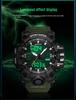 Sanda Youth Fashion Luminous Waterproof Shockproof Alarm Men's Watch