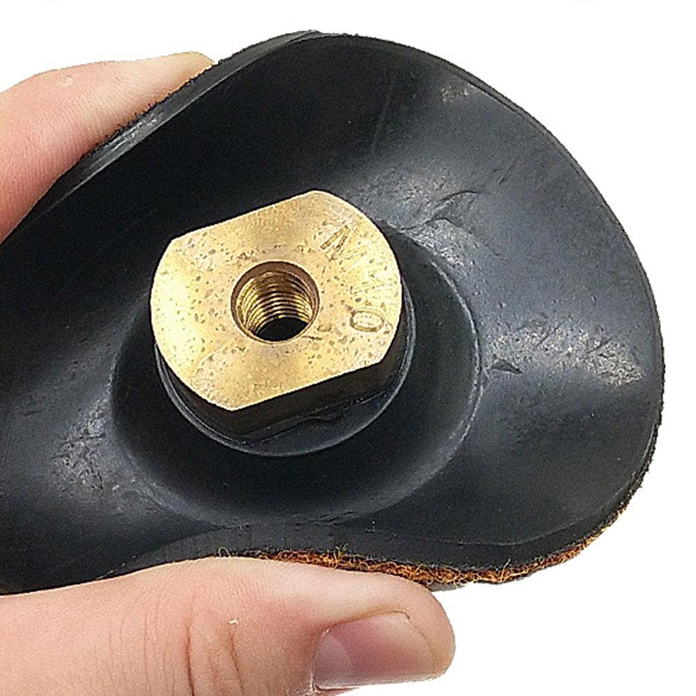 Rubber Backing Pad Polishing Grinding Disc Holder For Angle Grinder M10 M14 Rubber Polishing Pad Backing For Angle Grinder