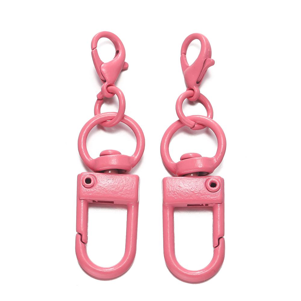 5/10Pcs Colorful Alloy Snap Lobster Clasp Hooks with 14mm Lobster Clasp for DIY Key Chain Bags Pendants Accessories Wholesale