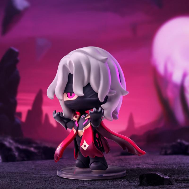 Genuine Genshin Impact Q Version Mini Series Figure Anime Game Character Collectible Model Toy Birthday Gifts