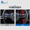 Real Hard Carbon Fiber for KIA Stinger CK 2017 2018 2019 2020 2025 2025 2025 LHD RHD Car Steering Wheel Paddle Shifter Sticker