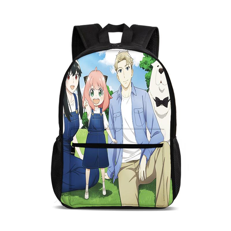 SPY×FAMILY Zaino Versatile Cartone Animato Grande Capacità Outdoor Viaggio Alpinismo Ragazzo e Ragazza Scuola Compleanno Miglior Regalo