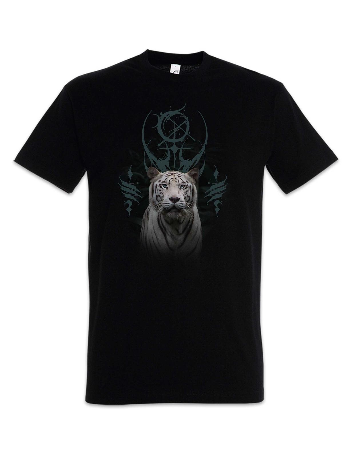 Tiger T-Shirt Mens Womens Tees Top Animal Mystic Tattoo Art Dark Wild Animal Moon Magic Witch 3XL