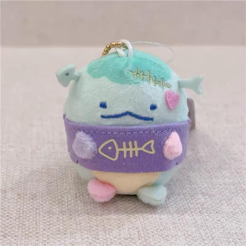 Japanese Cartoon Sumikko Gurashi Plush Keychain Halloween Monster Mame Master Coffee Bean Little Ghost Stuffed Doll Bag Pendant