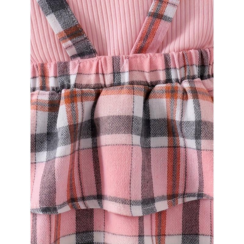 Haine Fetiță Nou-născut Infant Salopetă cu Mânecă Lungă cu Bentiță Set 3 piese Fundă Toamnă Iarnă 0-18 Luni, pentru Exterior