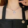 Evil Eye Necklace Evil Eye Ear Pins Sweet and Fashionable Alloy Accessories Evil Eye Jewelry for Party Wedding Daily