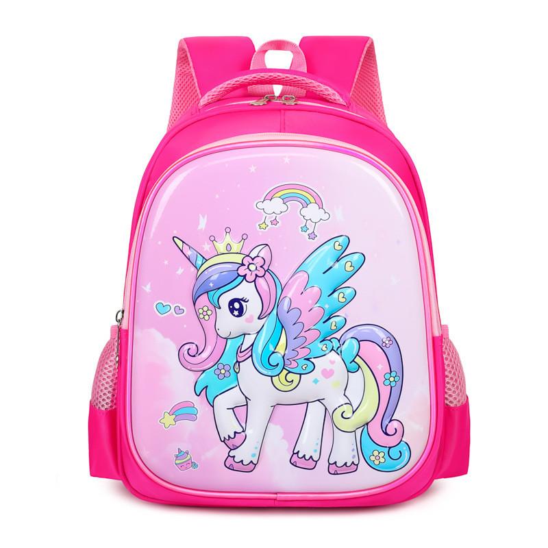 Cartoon Kidfriendly School Backpack With Ergonomic Shoulder Straps Comfort For