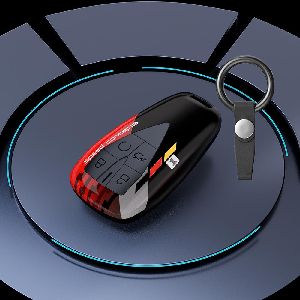 3/4/5 Buttons Graffiti Car Key Case Cover Fob For Changan Cs75 Cs55 Cs35 Plus X5 X7 Unik Unit Accessories