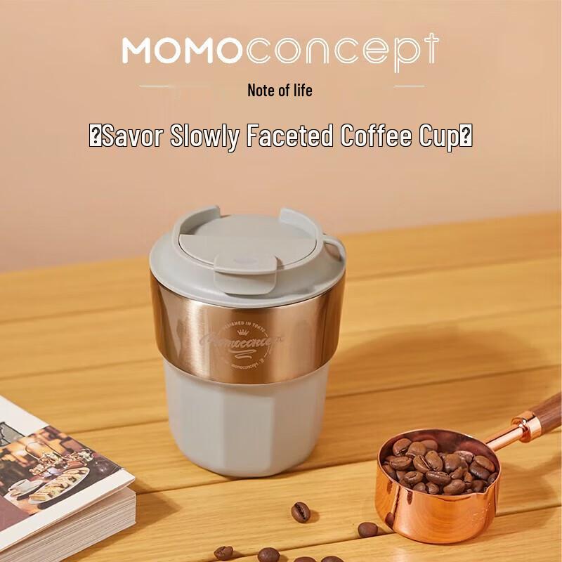 MOMOCONCEPT Геометрическая Граненная Кофейная Кружка из Нержавеющей Стали