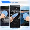 6PCS 5 Inch Car Polishing Pads Microfiber Wax Applicator Buffing Sponge Foam Detailing Finger Pocket Auto Cleaning Waxing Tool